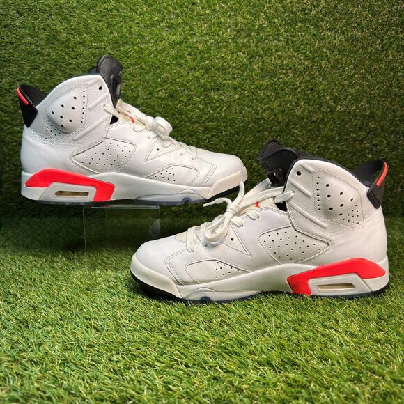 Air Jordan 6 Retro \'White Infrared\' 2014 Size 12 384664-123 main image 4